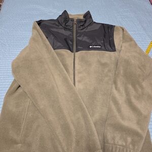 Columbia Men's Khaki and Black Performance Jacket